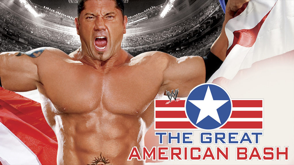 wwe the great american bash 2006 ppv poster batista gab wcw nxt