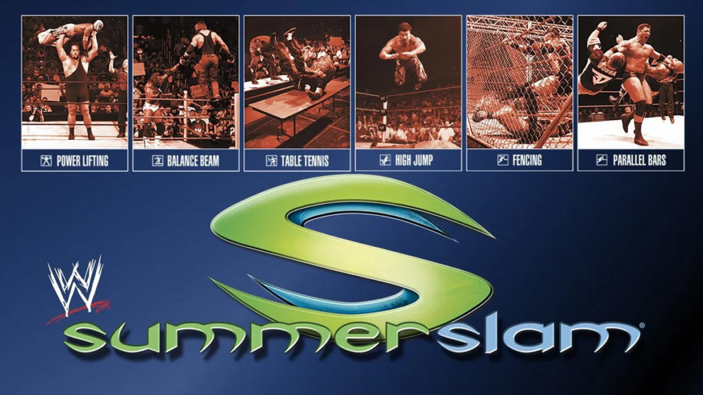 wwe summerslam 2004 ppv poster jbl vs the undertaker chokeslam limo randy orton vs chris benoit youngest world champion wwe history