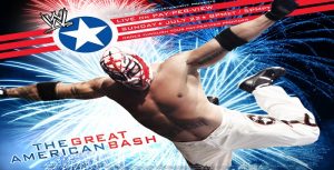 wwe the great american bash 2007 ppv poster rey mysterio gab wcw nxt