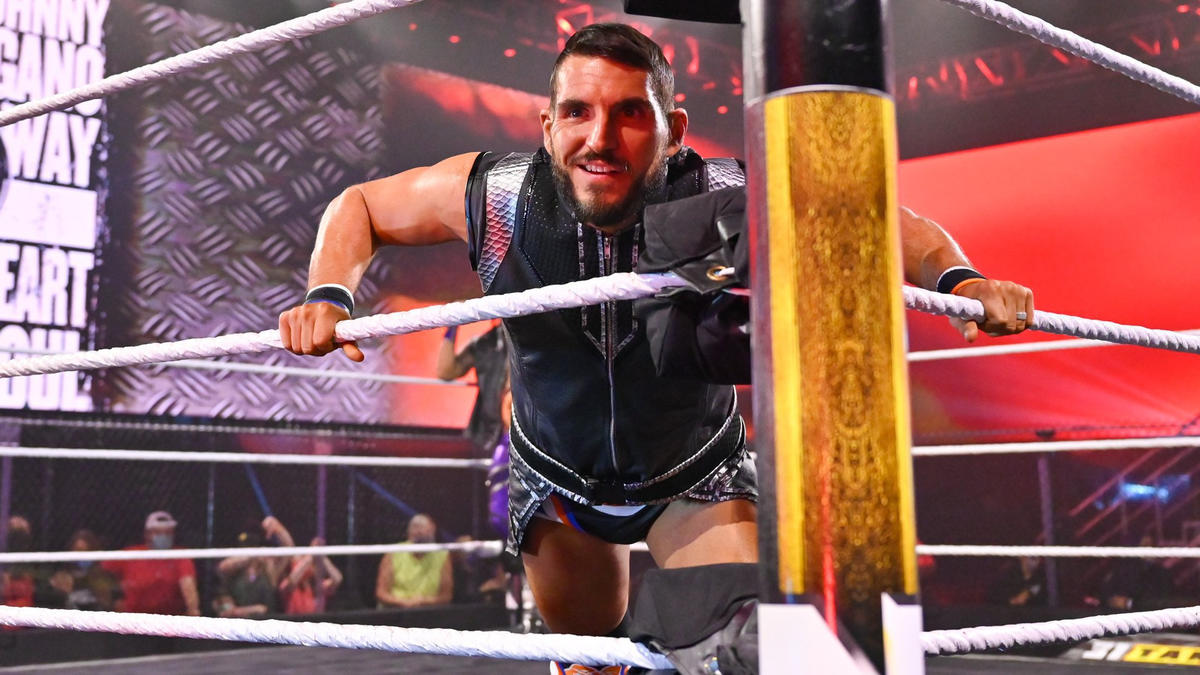 Johnny Gargano makes his entrance at NXT TakeOver