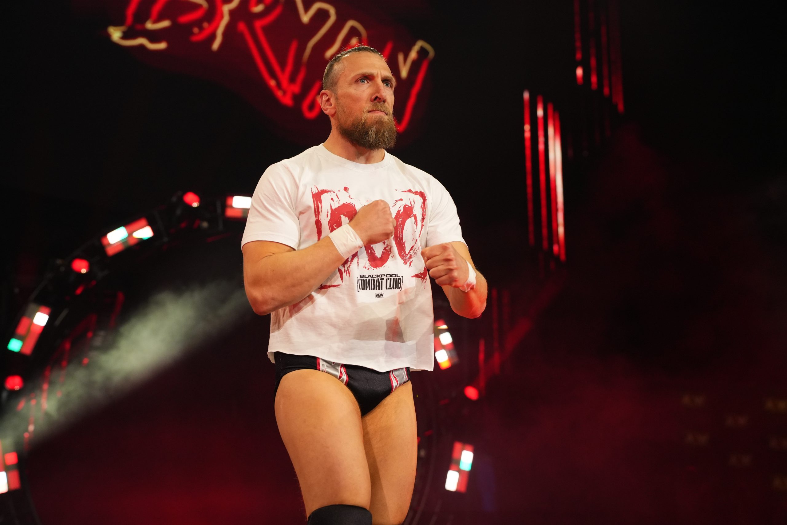 Bryan Danielson makes his entrance in AEW