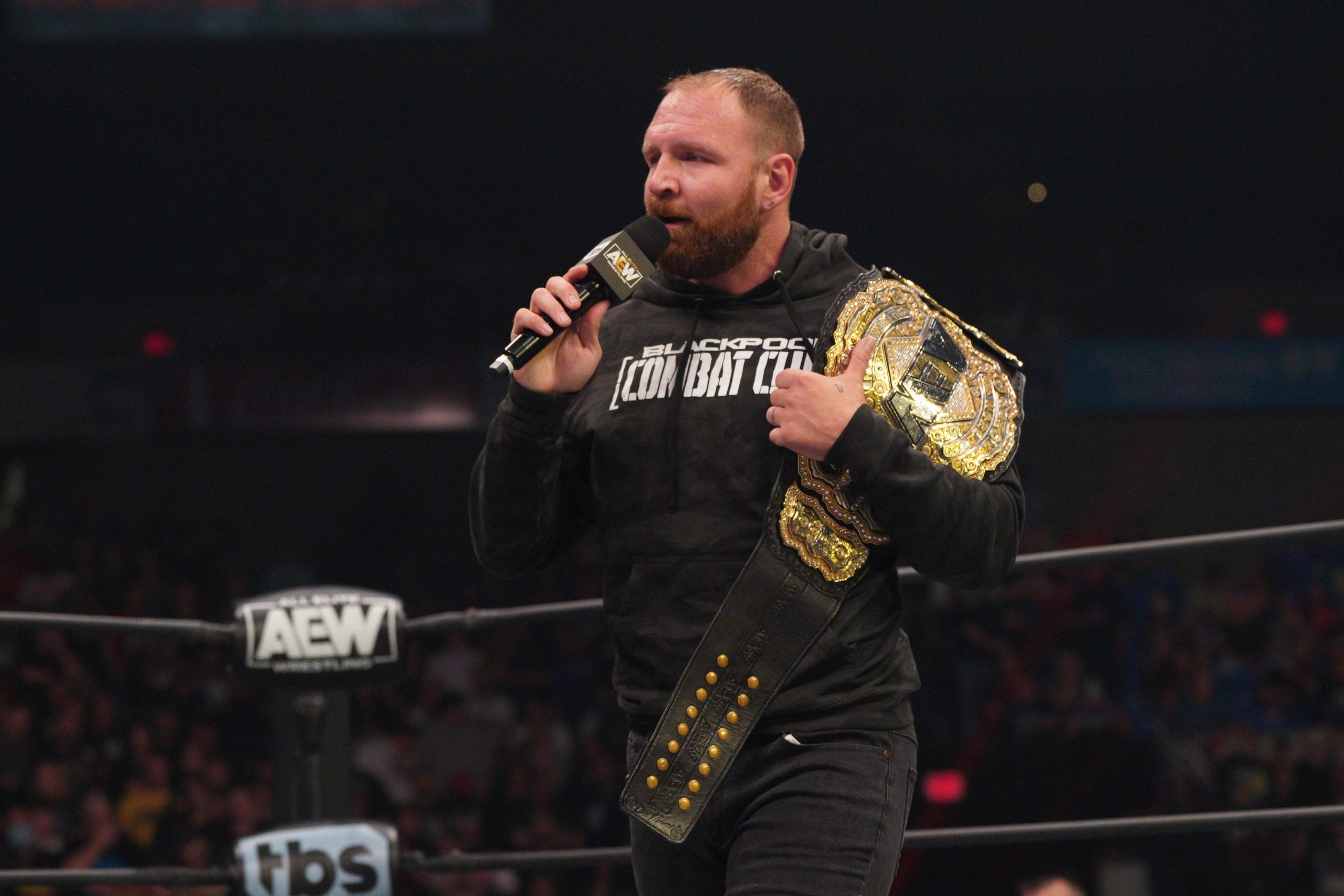 Jon Moxley as AEW World Champion AEW Dynamite 2022