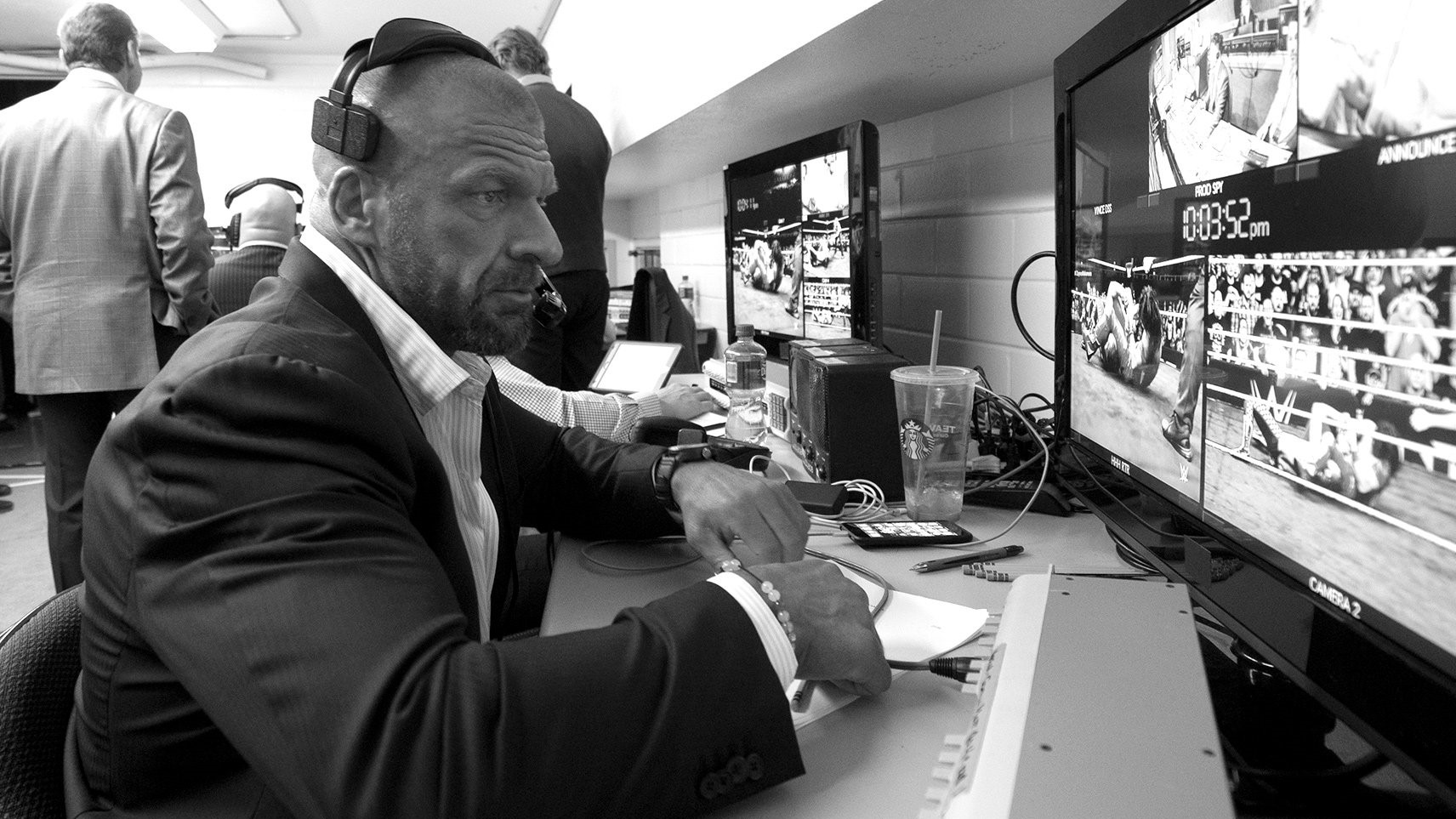 Triple H backstage production