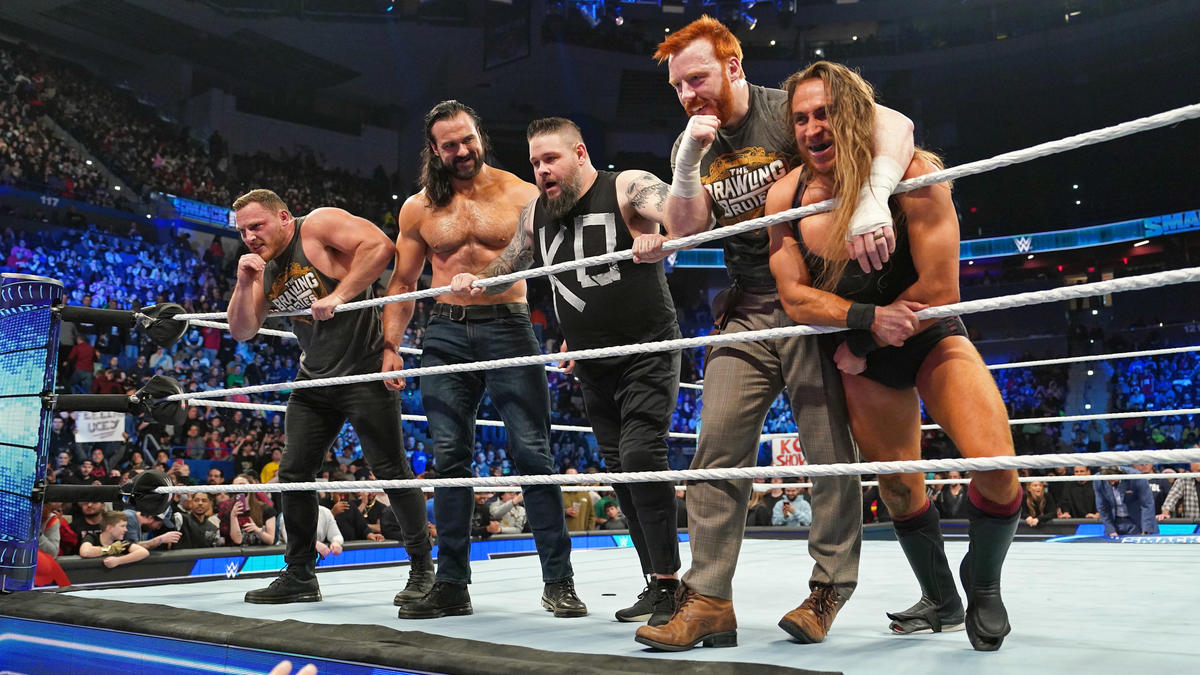 Kevin Owens Drew McIntyre The Brawling Brutes Sheamus Butch Ridge Holland stand tall on WWE SmackDown 2022