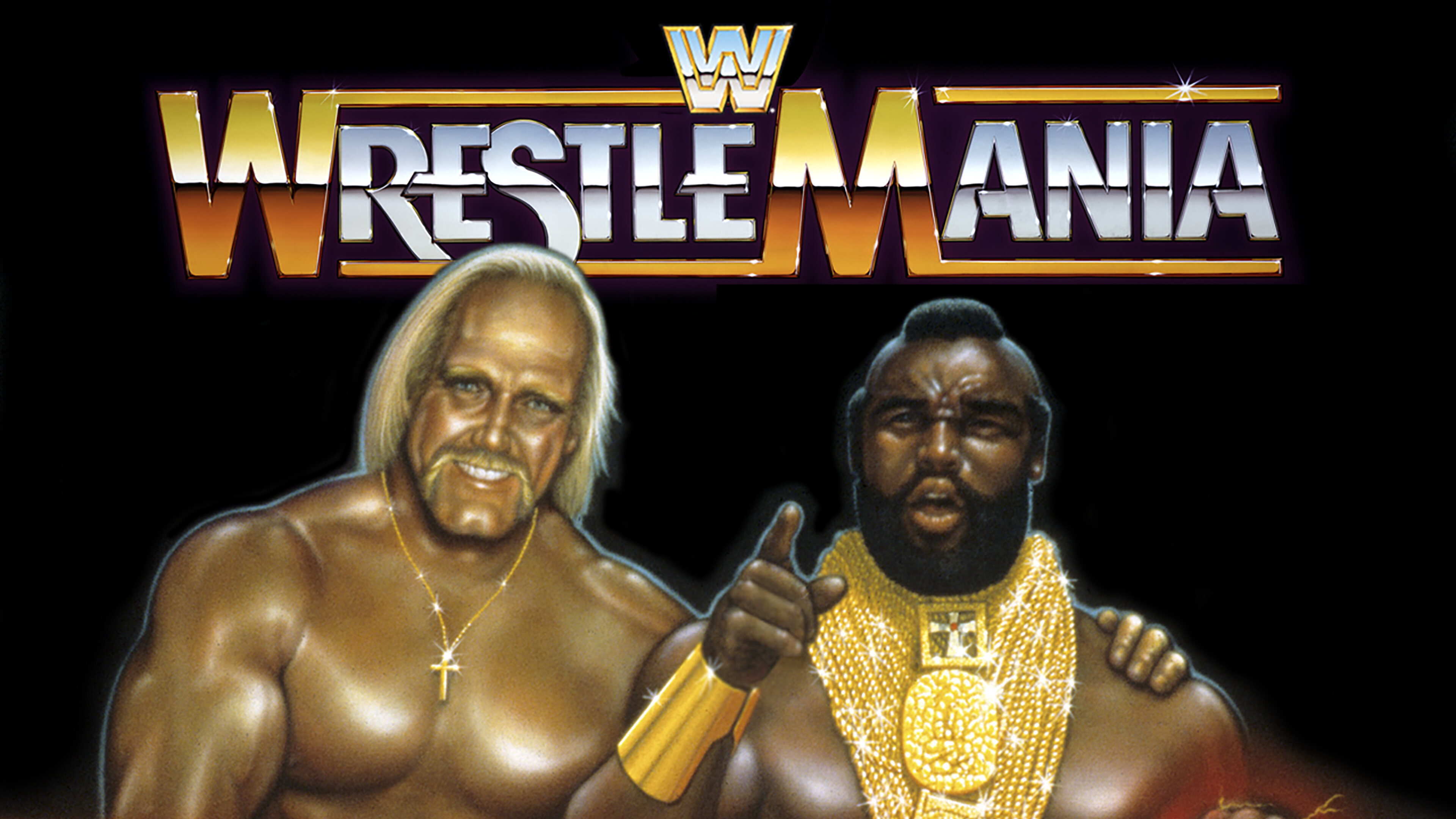 WrestleMania I poster featuring Hulk Hogan and Mr. T
