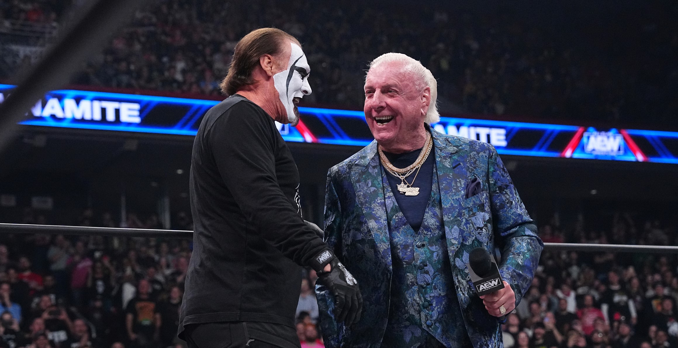 Ric Flair and Sting in AEW