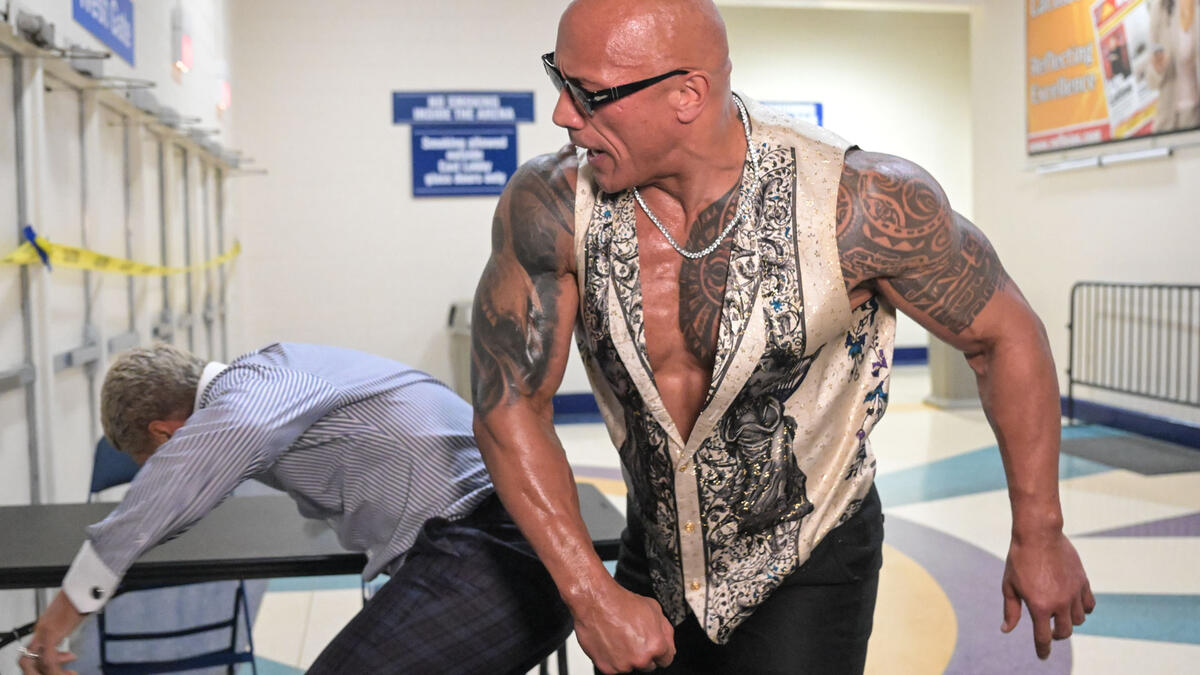 The Rock beats up Cody Rhodes on WWE Raw