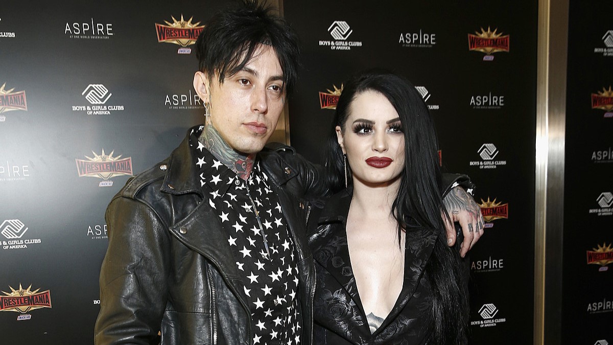 AEW Star Saraya and Ronnie Radke at WWE WrestleMania