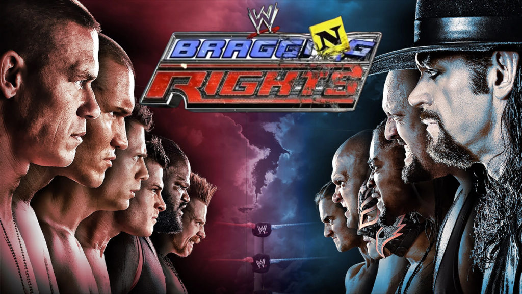 wwe bragging rights 2010 ppv poster raw vs smackdown the undertaker vs kane casket match randy orton vs wade barrett
