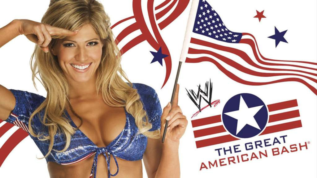 wwe the great american bash 2005 ppv poster torrie wilson batista vs jbl undertaker vs muhammad hassan gab wcw nxt