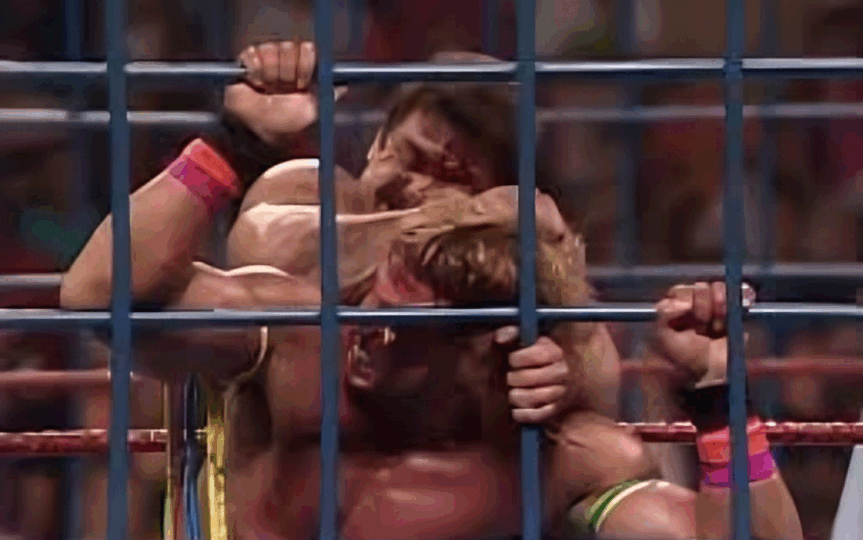 the ultimate warrior vs rick rude wwf championship steel cage match wwe summerslam 1990
