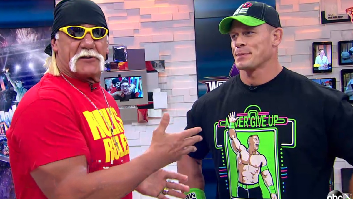 Hulk Hogan and John Cena