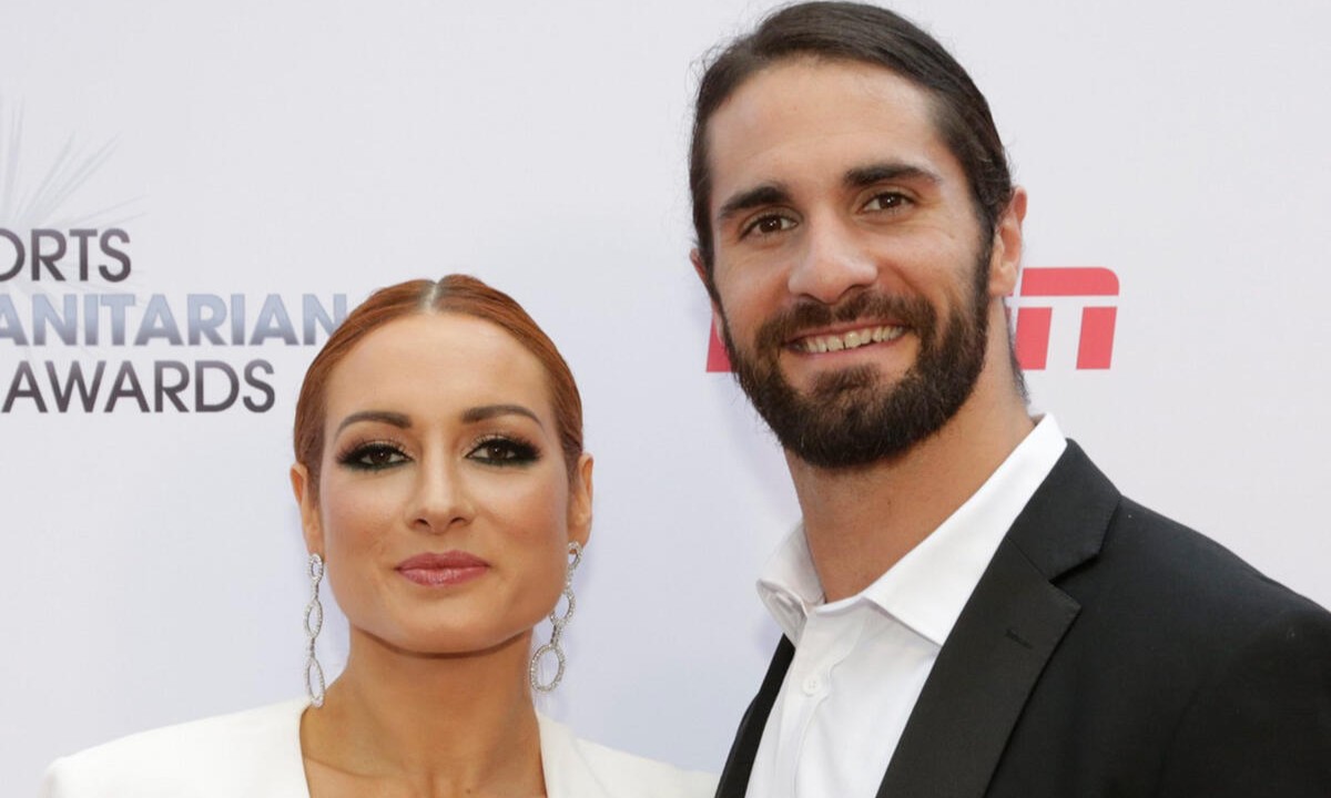 Seth Rollins and Becky Lynch