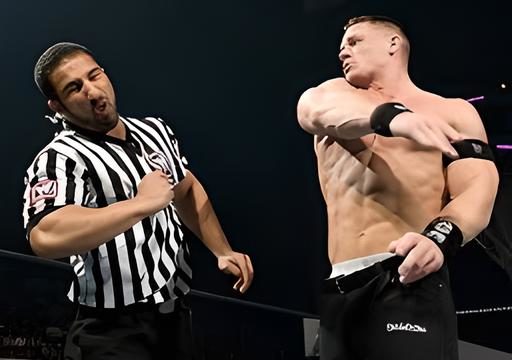 john cena slaps daivari survivor series 2005