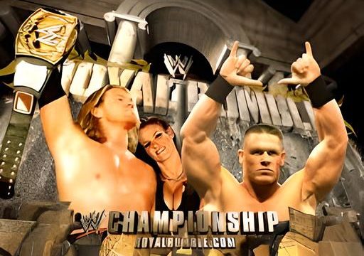 edge vs john cena royal rumble 2006 wwe championship match card graphics lita live sex celebration