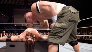 john cena vs umaga last man standing match wwe championship royal rumble 2007