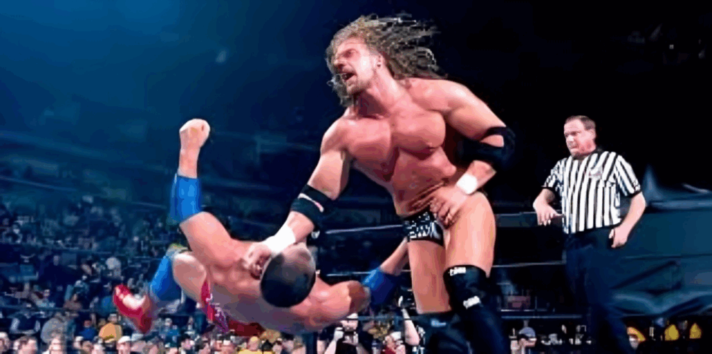 kurt angle vs triple h wwf royal rumble 2001 wwe championship