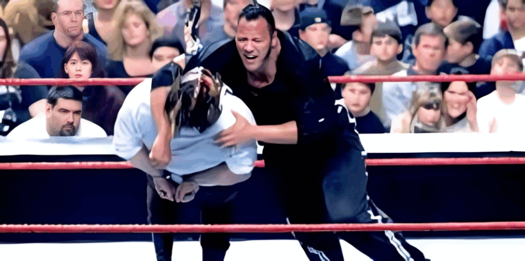 mankind vs the rock wwf royal rumble 1999 wwe championship i quit match