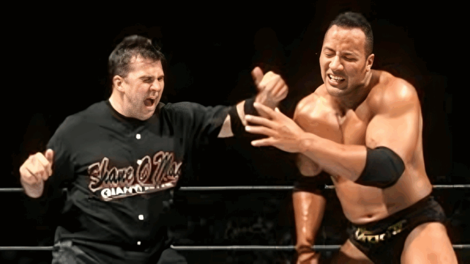 the rock shane mcmahon wwf king of the ring 2000 kotr wwe championship six man tag team match