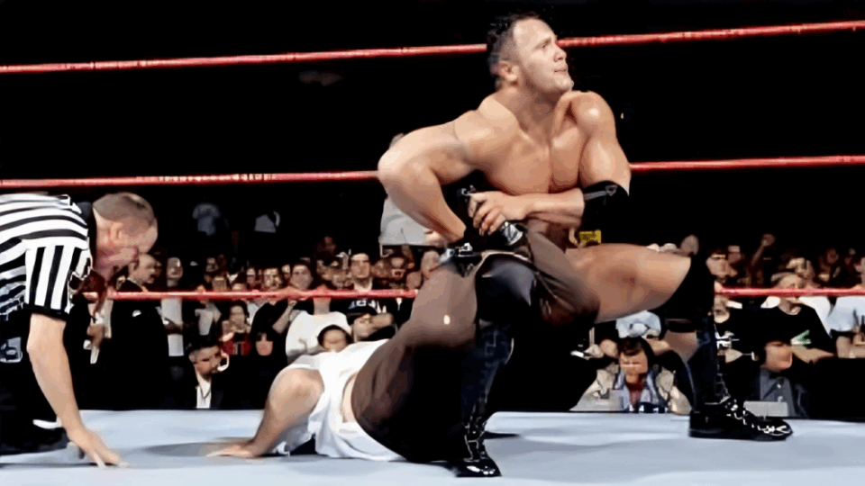 the rock vs mankind wwf survivor series 1998 deadly games vince mcmahon shane