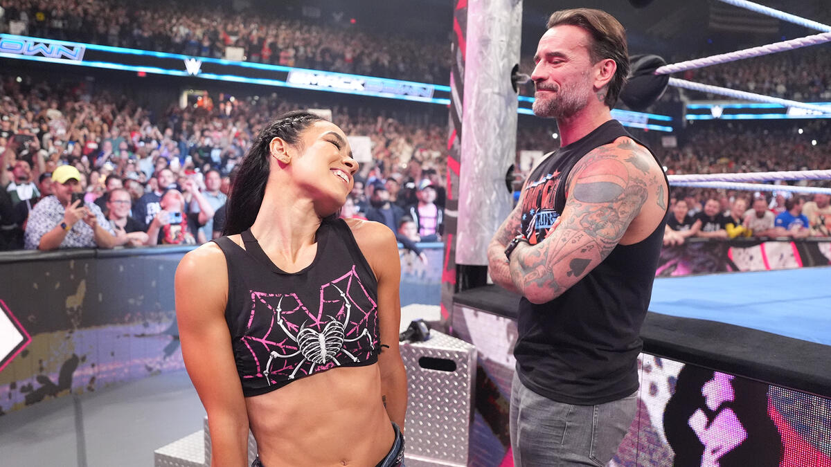 AJ Lee and CM Punk on WWE SmackDown