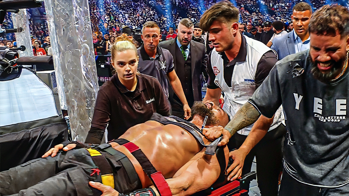 Roman Reigns Stretchered Out Of WWE Clash In Paris