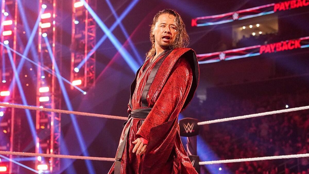 Shinsuke Nakamura in the ring at WWE Payback