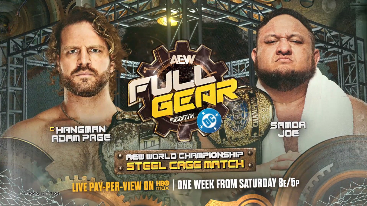 AEW World Title To Be Defended Inside Steel Cage At Full Gear