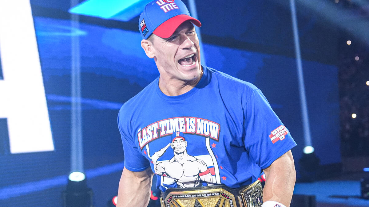 John Cena making his entrance at WWE SummerSlam 2025