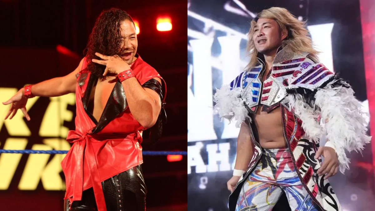 Shinsuke Nakamura and Hiroshi Tanahashi collage