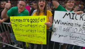 TNA Lockdown 2011 stupid sign