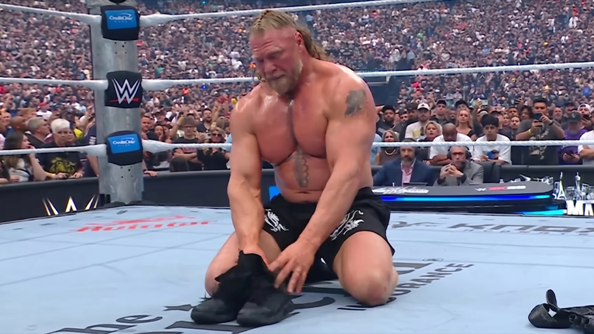 Brock Lesnar Appears To Retire After WrestleMania 42 Defeat