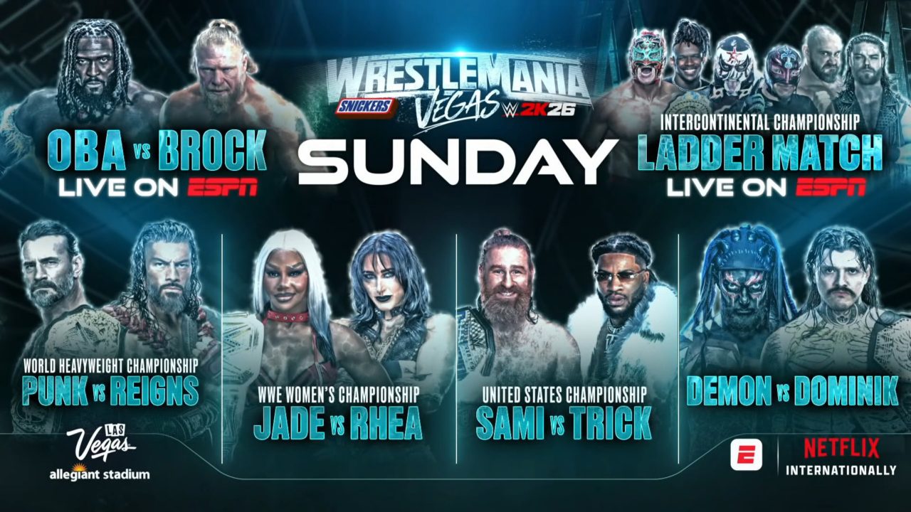 WrestleMania Sunday Evening Daily News Update – 4.19.2026