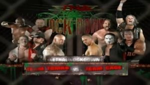 TNA Lockdown 2008 Tomko Cage