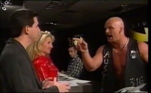 Cause Stone Cold Said So Austin yells at staff