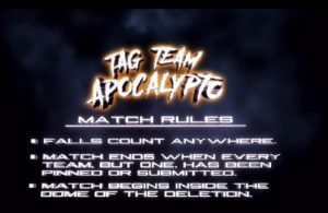 Total Nonstop Deletion Apocalypto rules